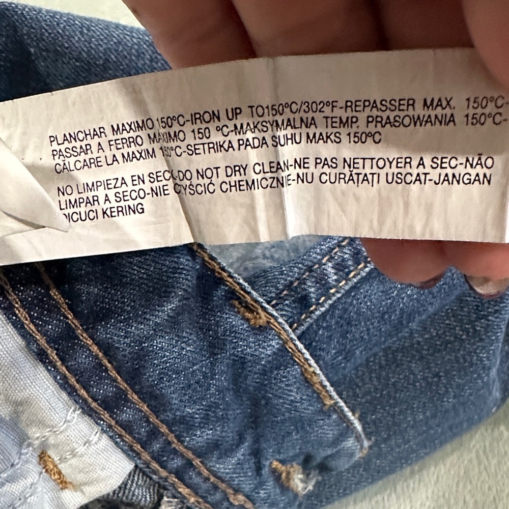 Classic Blue Distressed Women Jeans size 6 Zara Z1975 - Picture 11 of 15